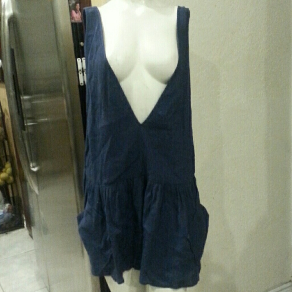Milly Cabana Deep V Cover up with pockets